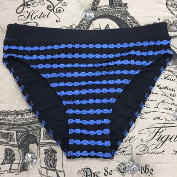 Splendid Avalon Eyelet High Waisted Bikini Bottoms - Picture 3 of 6